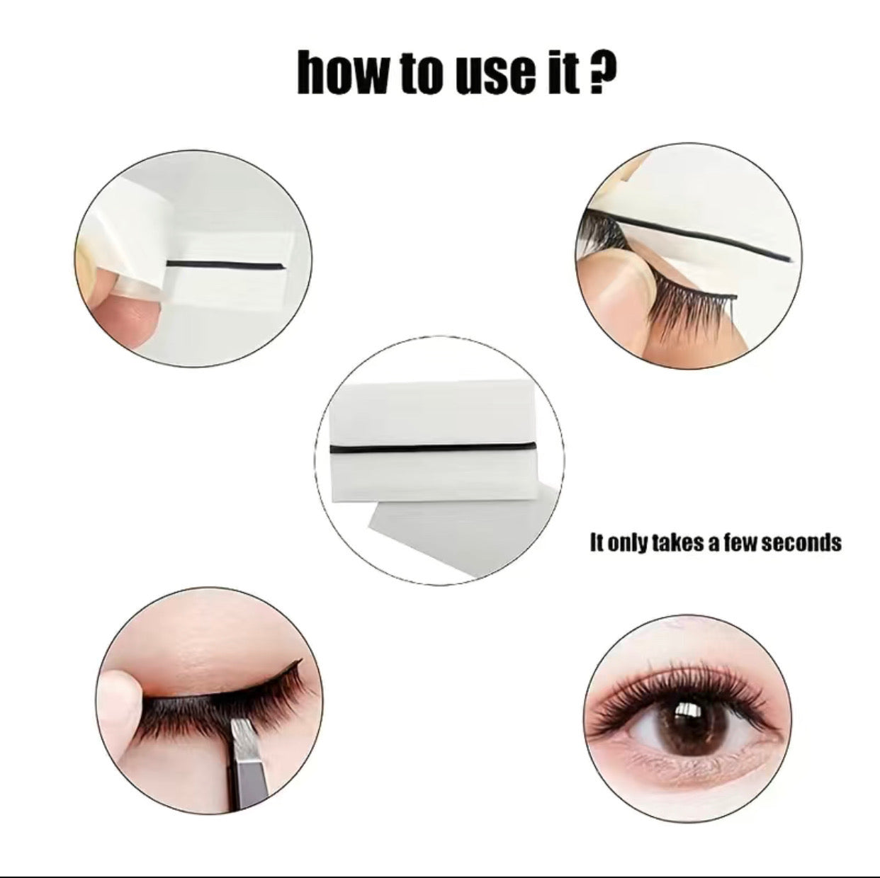 Adhesive Strips for Strip Lashes