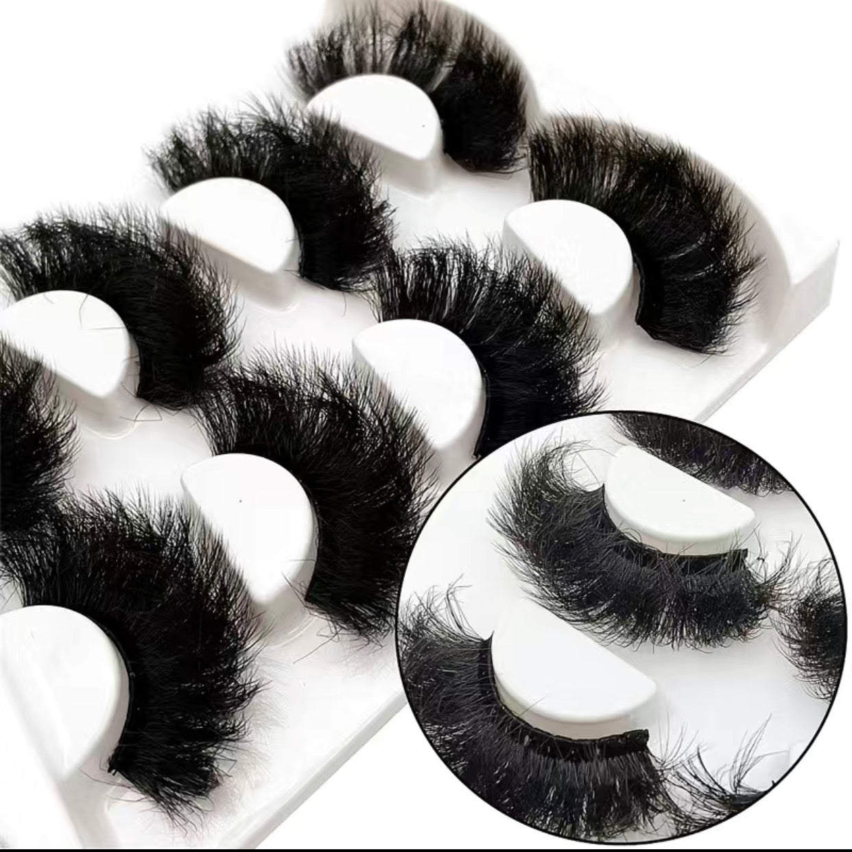 4 pair Faux Mink Eyelashes