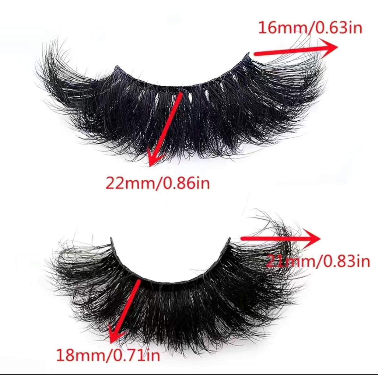 4 pair Faux Mink Eyelashes